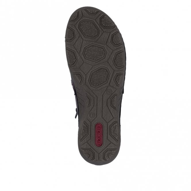 Rieker 52584-30 Ladies Zip Ankle Boots Burgundy