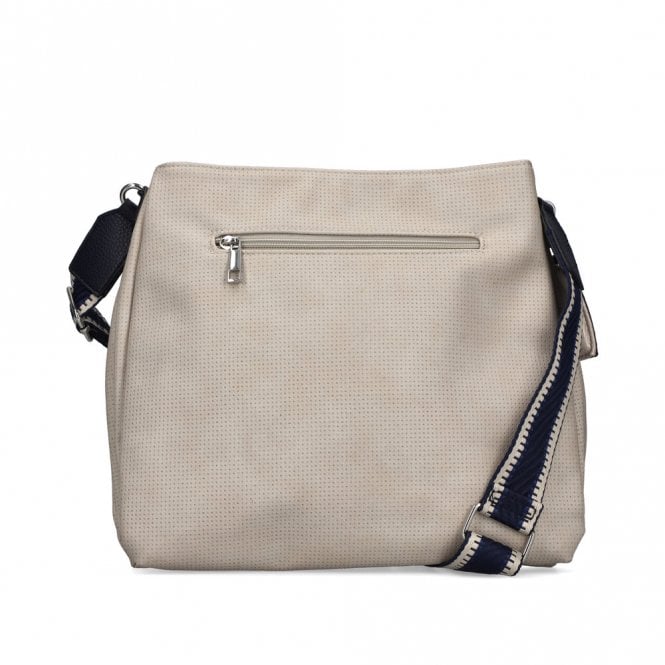 Rieker H1004-60 Crossbody Bag Beige/Marine