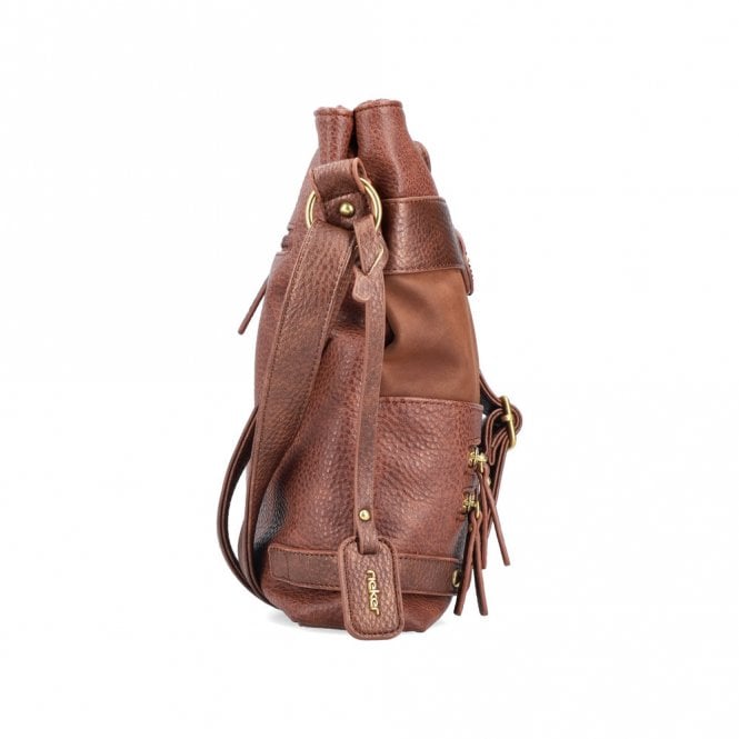 Rieker H1346-22 Shoulder Bag Tan