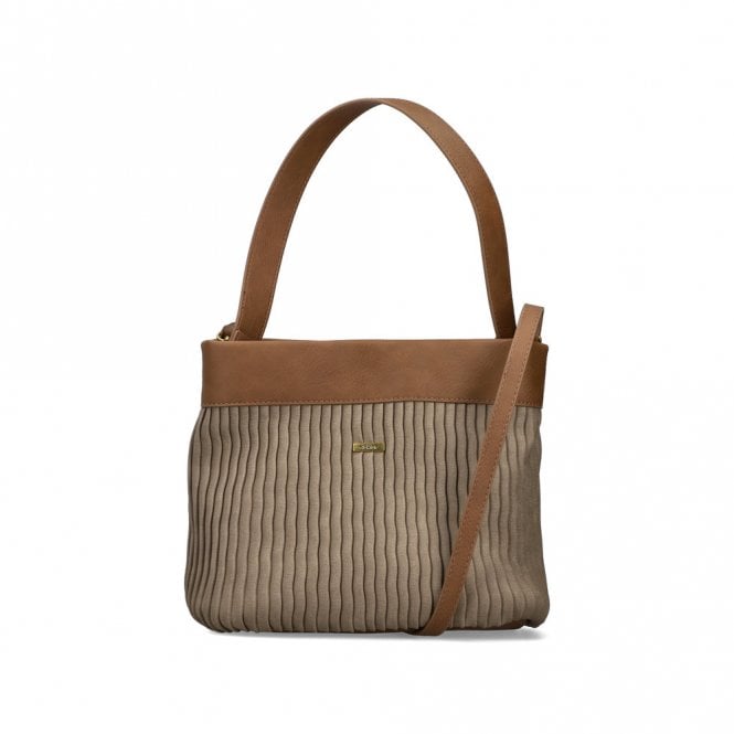 Rieker H1654 Ladies Handbag Beige/Brown