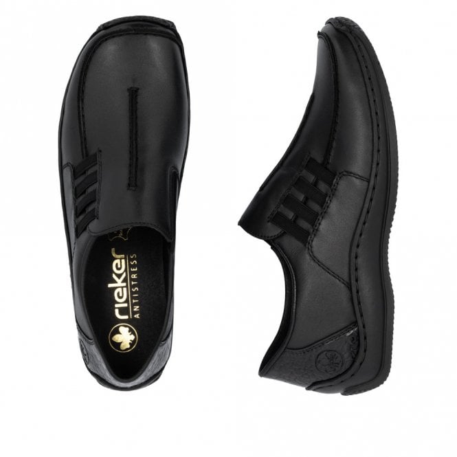 Rieker L1777-00 Ladies Slip On Shoe Black