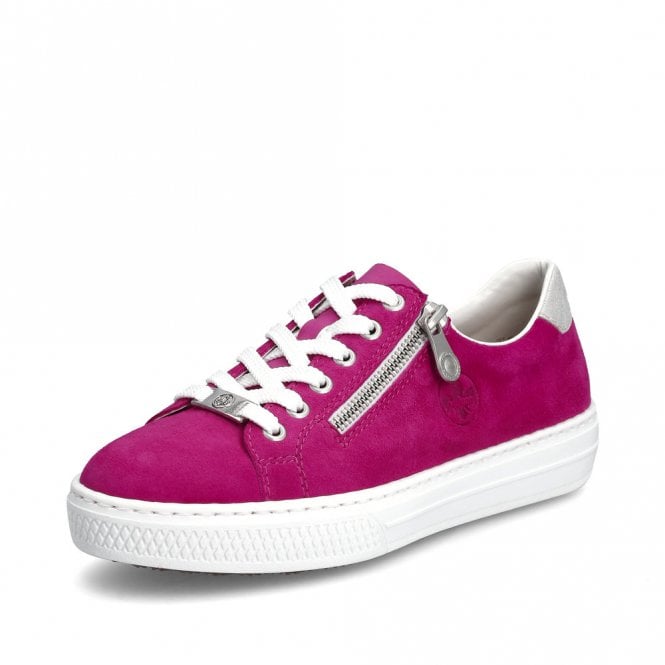 Rieker L59L1-31 Ladies Zip Pump Fuchsia