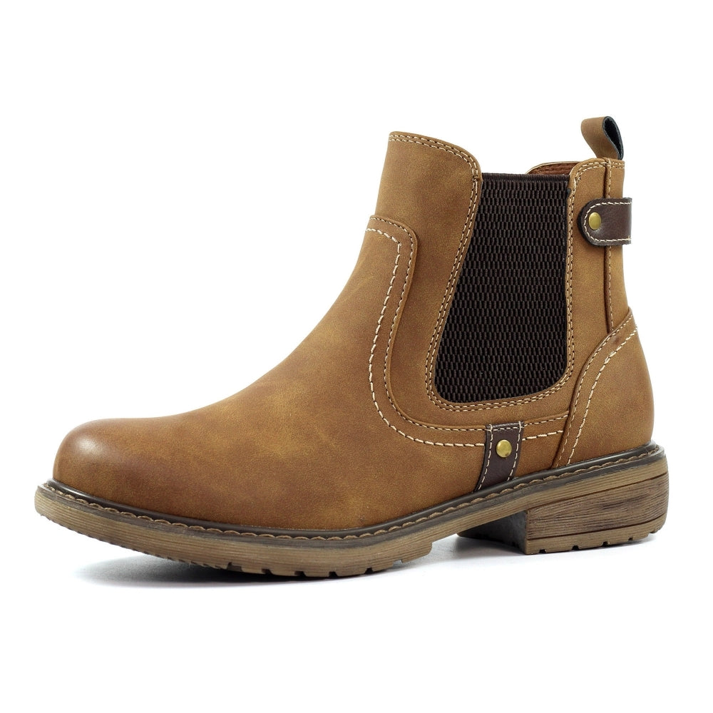 Lunar Roxie III Ladies Ankle Boot Tan GLB217 TN