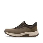 Rieker 11055-25 Mens Slip On Summer Shoe Choco/Bison/Brown