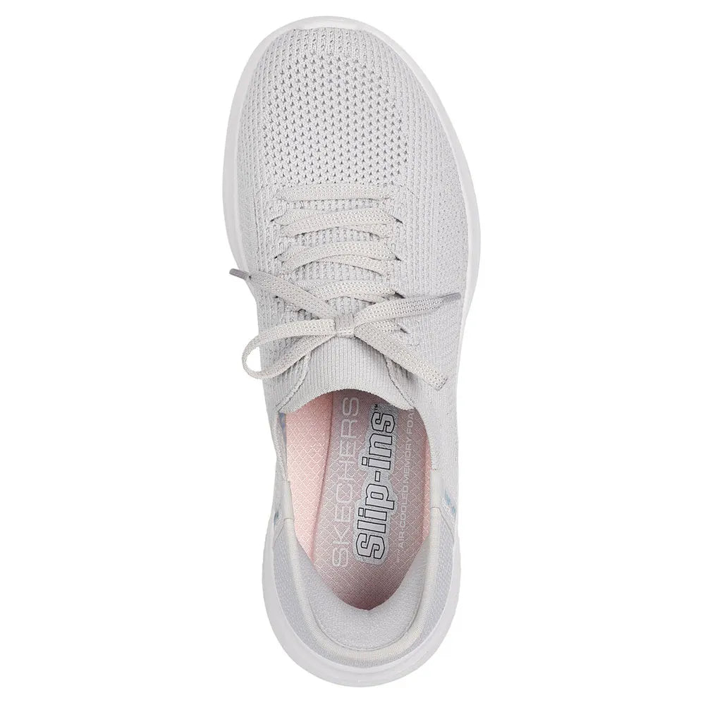 Skechers 150457 Slip-Ins Ultra Flex 3.0 Elevated Motion Ladies Trainer LTGY