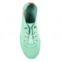 Lunar St Ives Ladies Leather Plimsoll FLE030 Mint