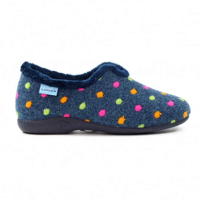 Lunar Studio Ladies Full Slipper KLA220 BL Navy