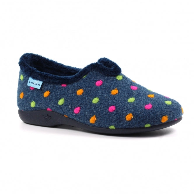 Lunar Studio Ladies Full Slipper KLA220 BL Navy