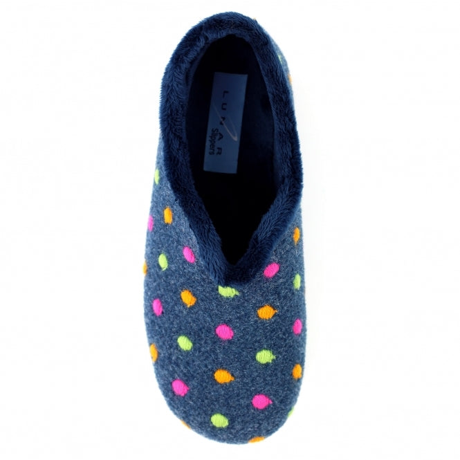 Lunar Studio Ladies Full Slipper KLA220 BL Navy