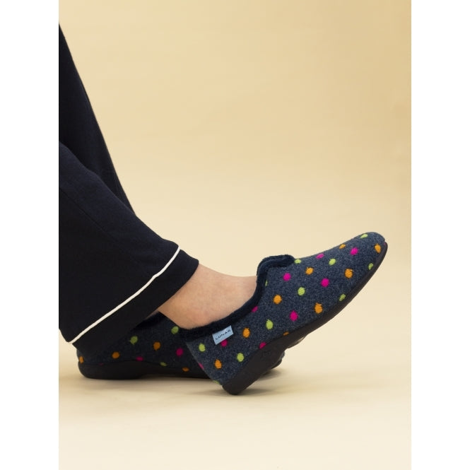 Lunar Studio Ladies Full Slipper KLA220 BL Navy