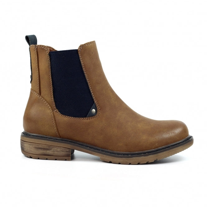 Lunar Suvi Ladies Chelsea Boot GLB130 Tan