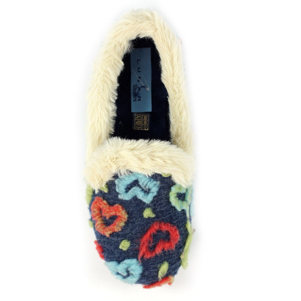 Lunar Truffle Full Slipper KLA230 Navy