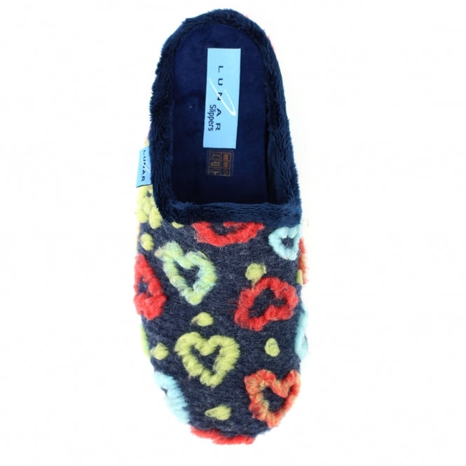 Lunar Valentine Mule Slipper KLA233 Navy