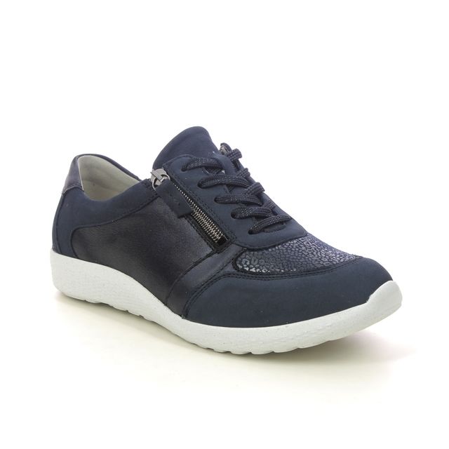 Waldlaufer M-Ira Denver Bronx Ladies Shoe 815M01 408 217 Marine Blue