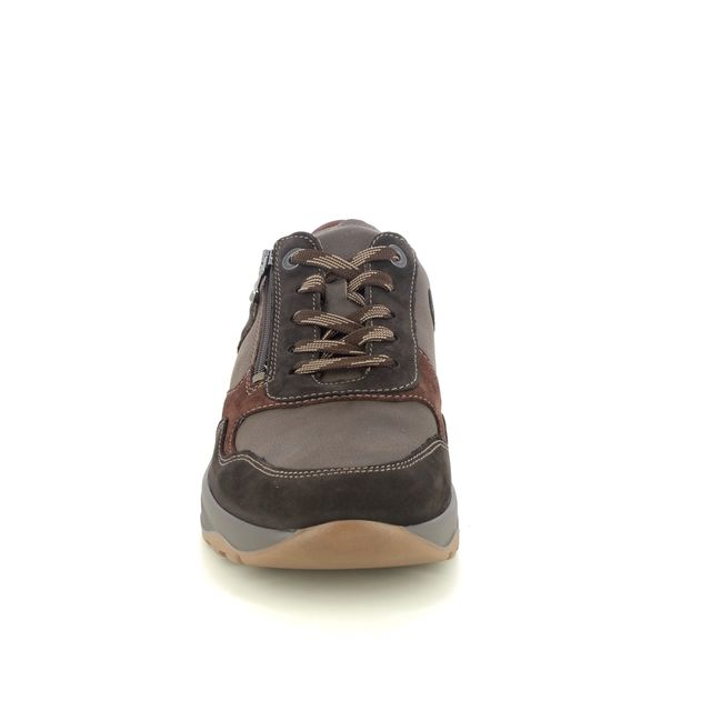 Waldlaufer K-John Mens Wide Fit Shoe 662001 401 355 Denver Brown Multi