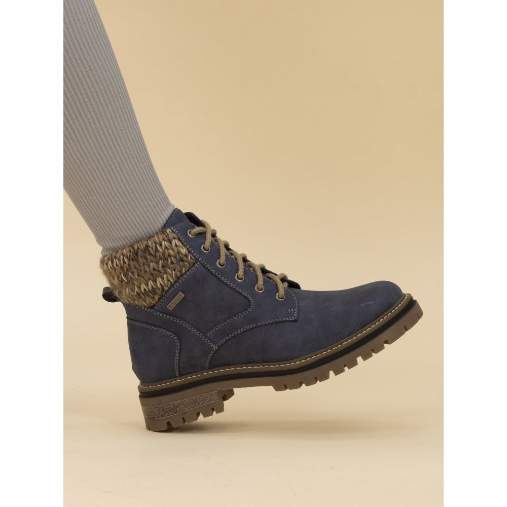 Lunar Yestin Ladies Ankle Boot GLB147 Blue