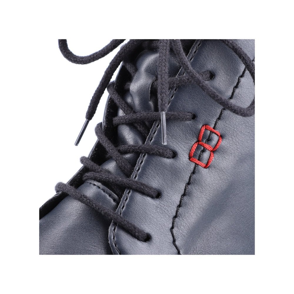 Rieker 73500-14 Ladies Lace Up Ankle Boot Ocean