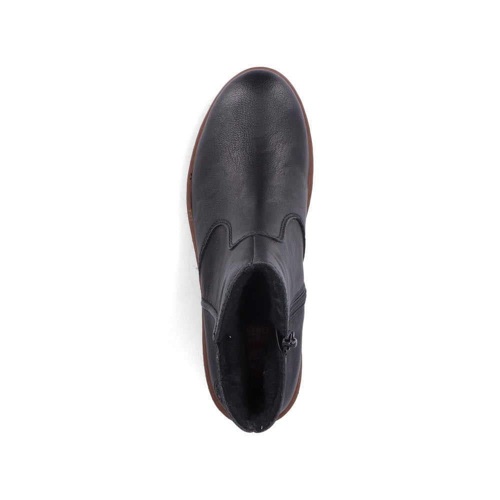 Rieker X9165-00 Ladies Ankle Boot Black