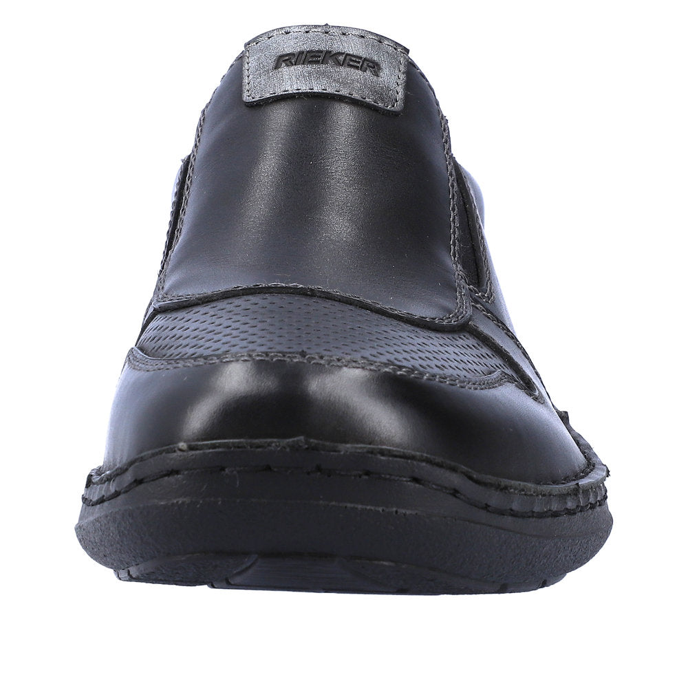 Rieker 03069-00 Mens Slip On Casual Shoe Black