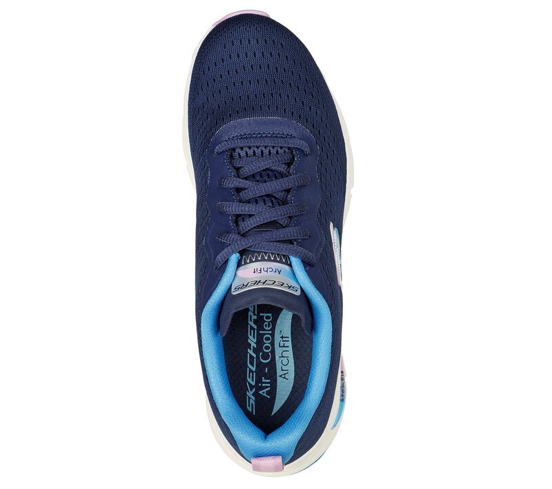 Skecher 149722 ARCH FIT - Infinity Cool Womens Trainer Navy/Mint