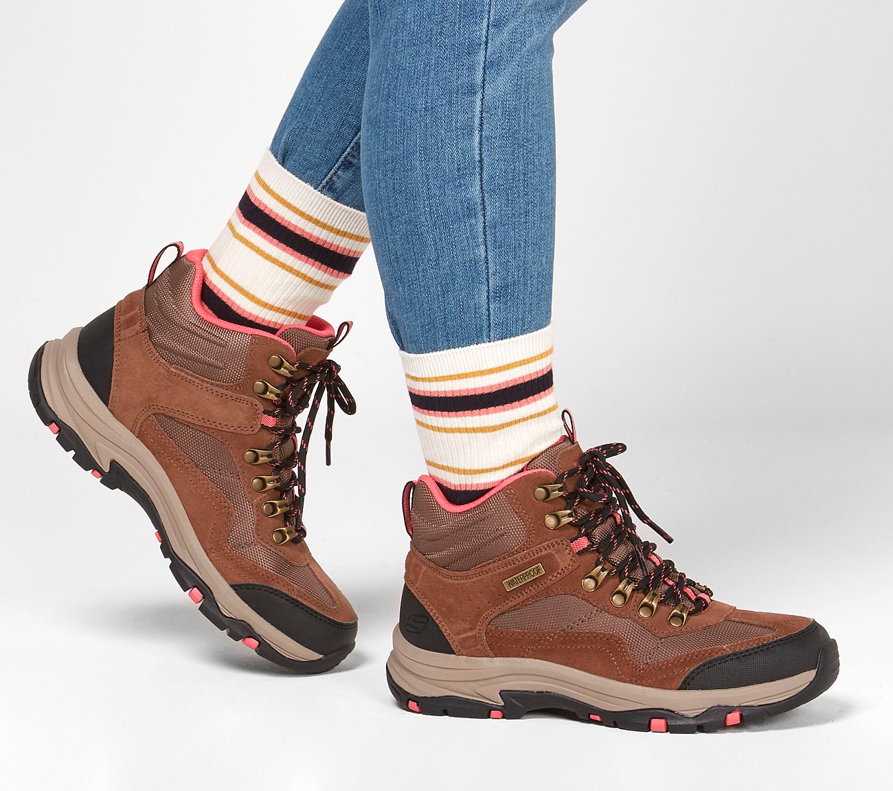 Relaxed Fit Botas Trekking Skechers Skechers 167008 Trego-Base