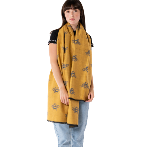Terry Bees Scarf 3048 Assorted Colours