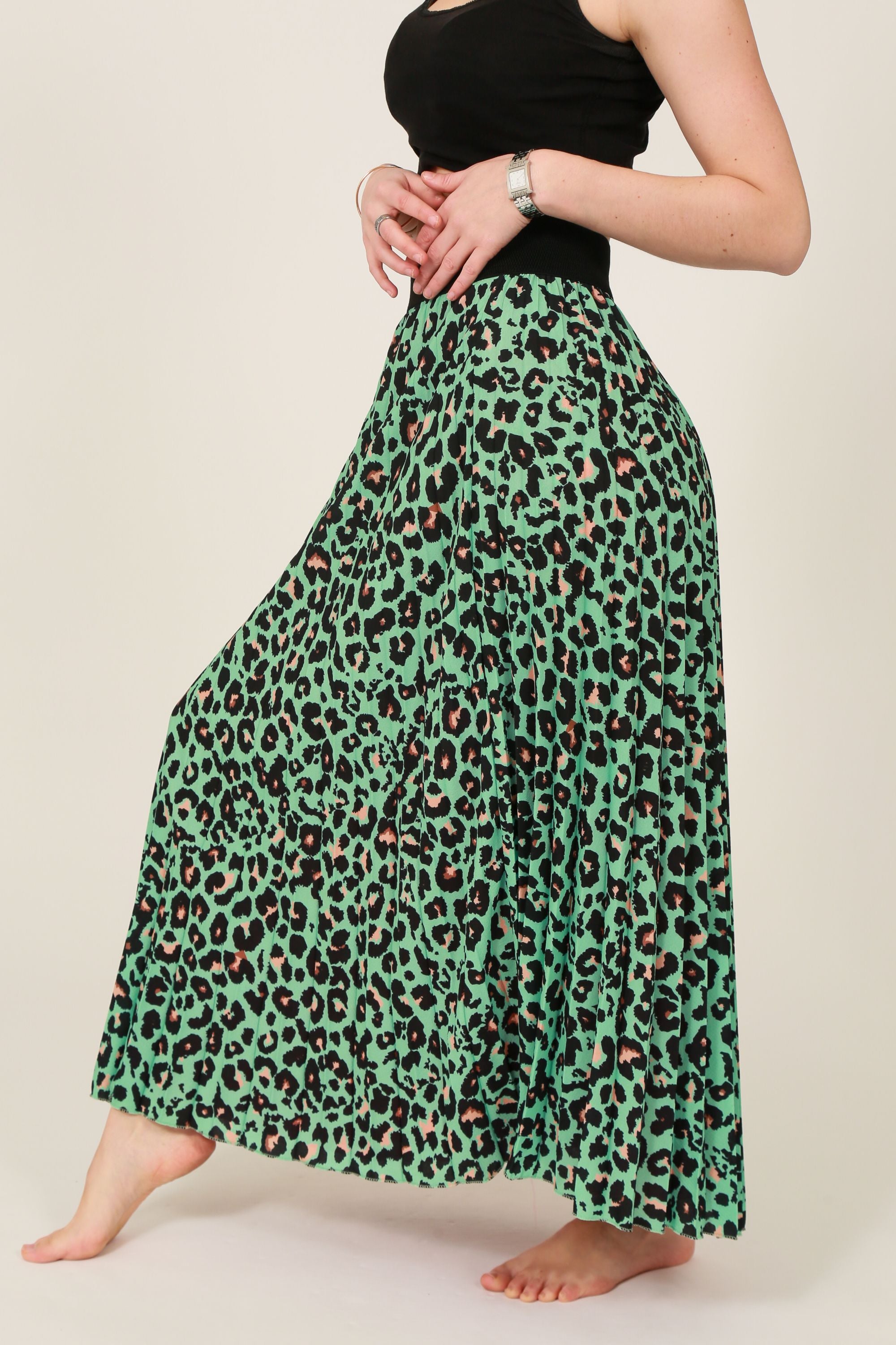 Leopard print store maxi skirt uk