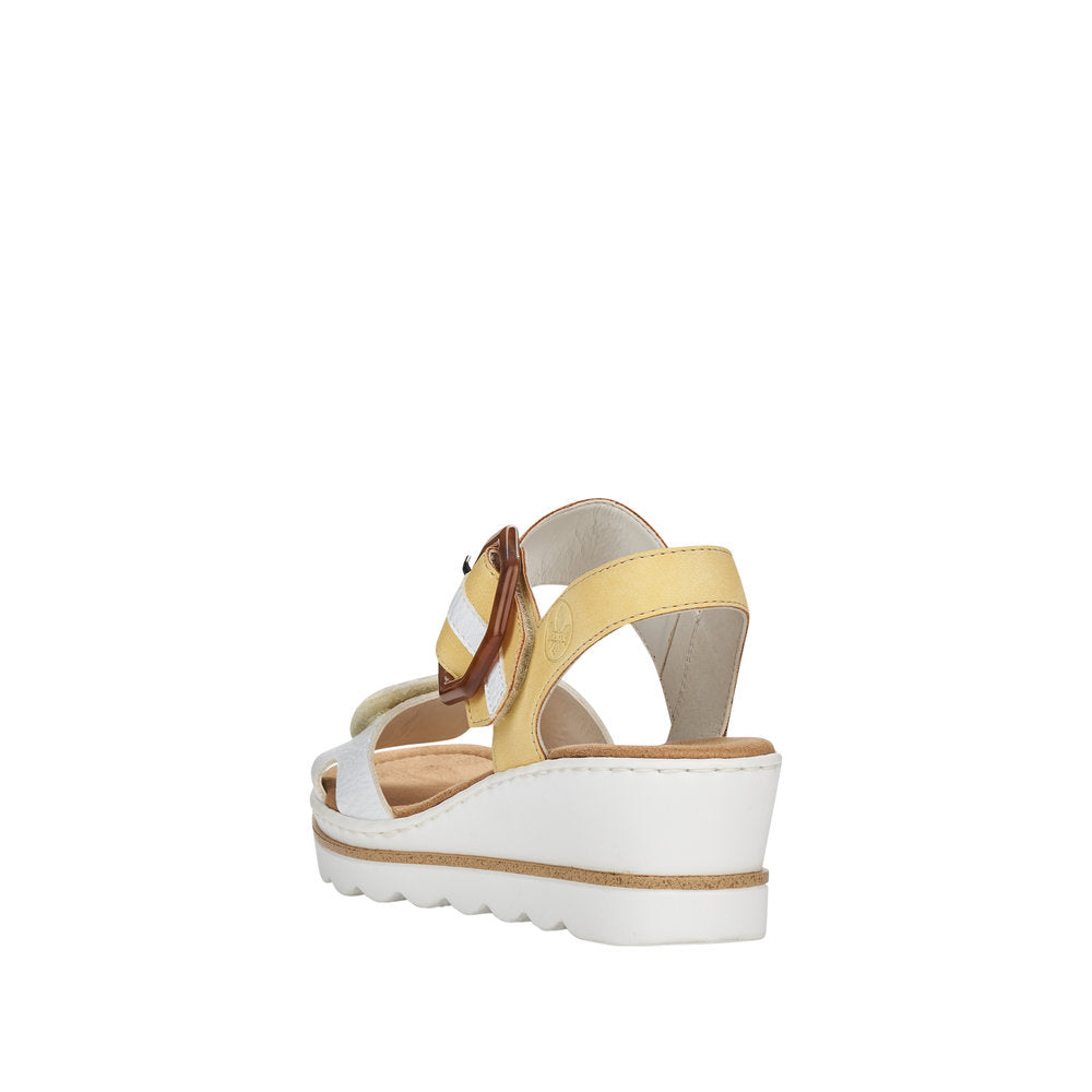 Comfortable white wedge store sandals