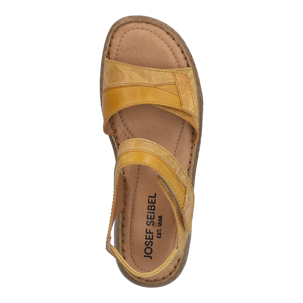 Josef Seibel Debra 19 Ladies Adjustable Sandal Safran Yellow