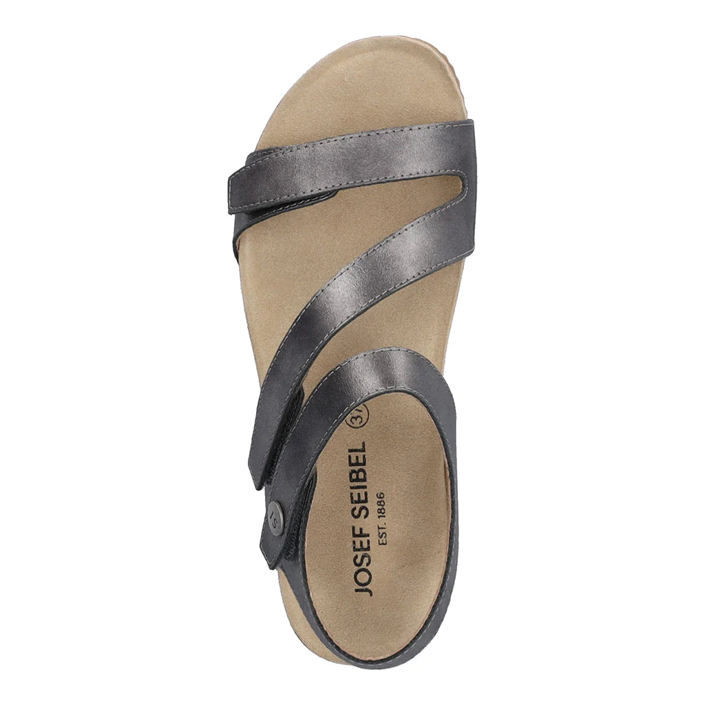 Josef Seibel Tonga 25 Ladies Strappy Sandal Anthracite Grey