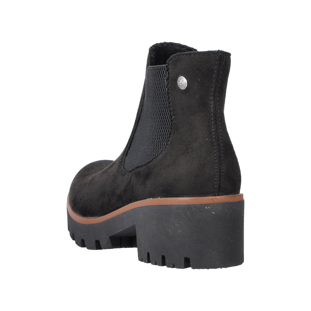 Rieker 79265-00 Ladies Chunky Sole Ankle boots Black