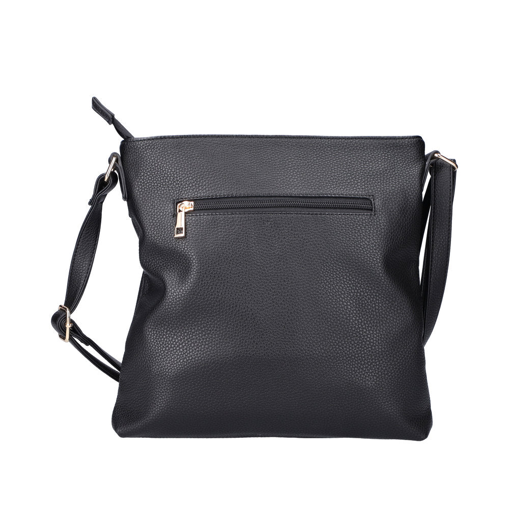 Rieker H1040-00 Ladies Handbag Black Check