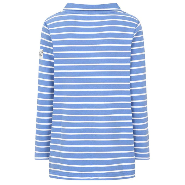 Lazy Jacks Womens Roll Neck Sweatshirt LJ94S Sapphire Schoose