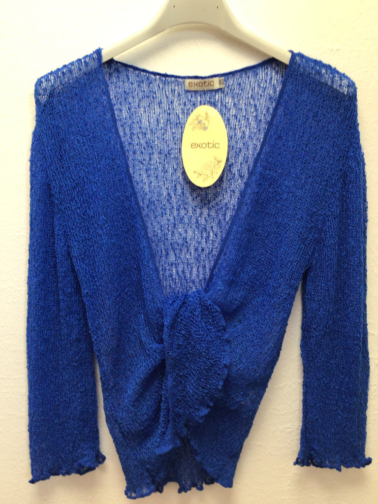Fine Stretch Knit Shrug/Bolero One Size 8-18