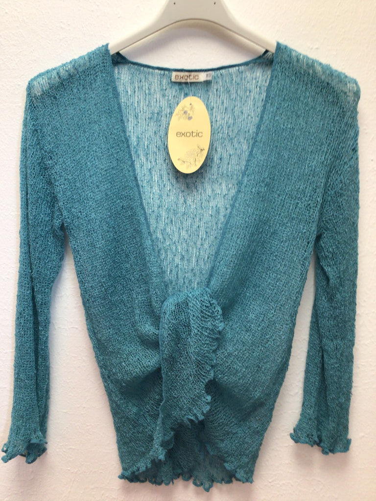 Fine Stretch Knit Shrug/Bolero One Size 8-18