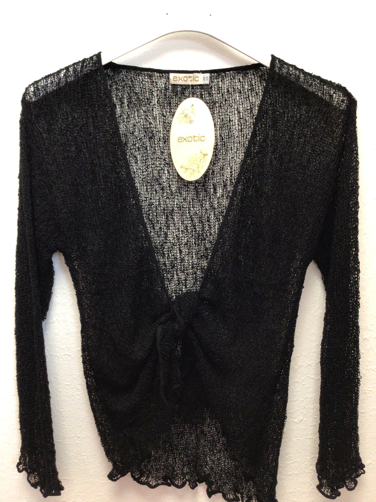 Fine Stretch Knit Shrug/Bolero One Size 8-18