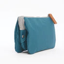 Roka Carnaby Small Sustainable Canvas Wallet Marine