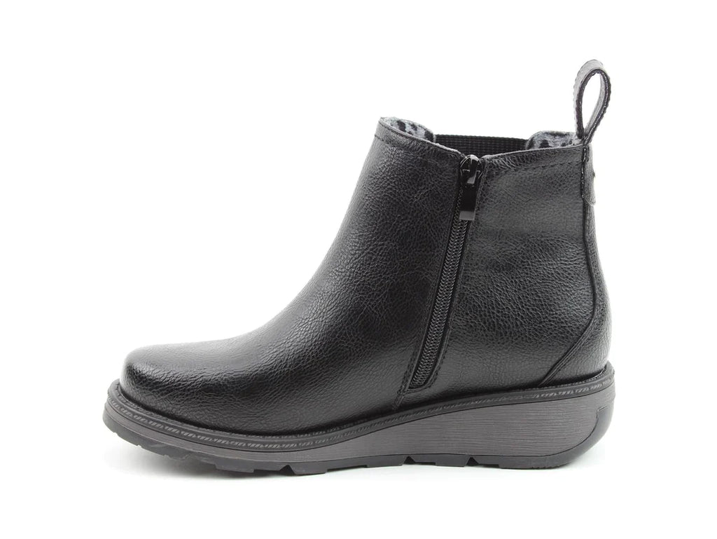 Heavenly Feet New Rolo Ankle Boot Black